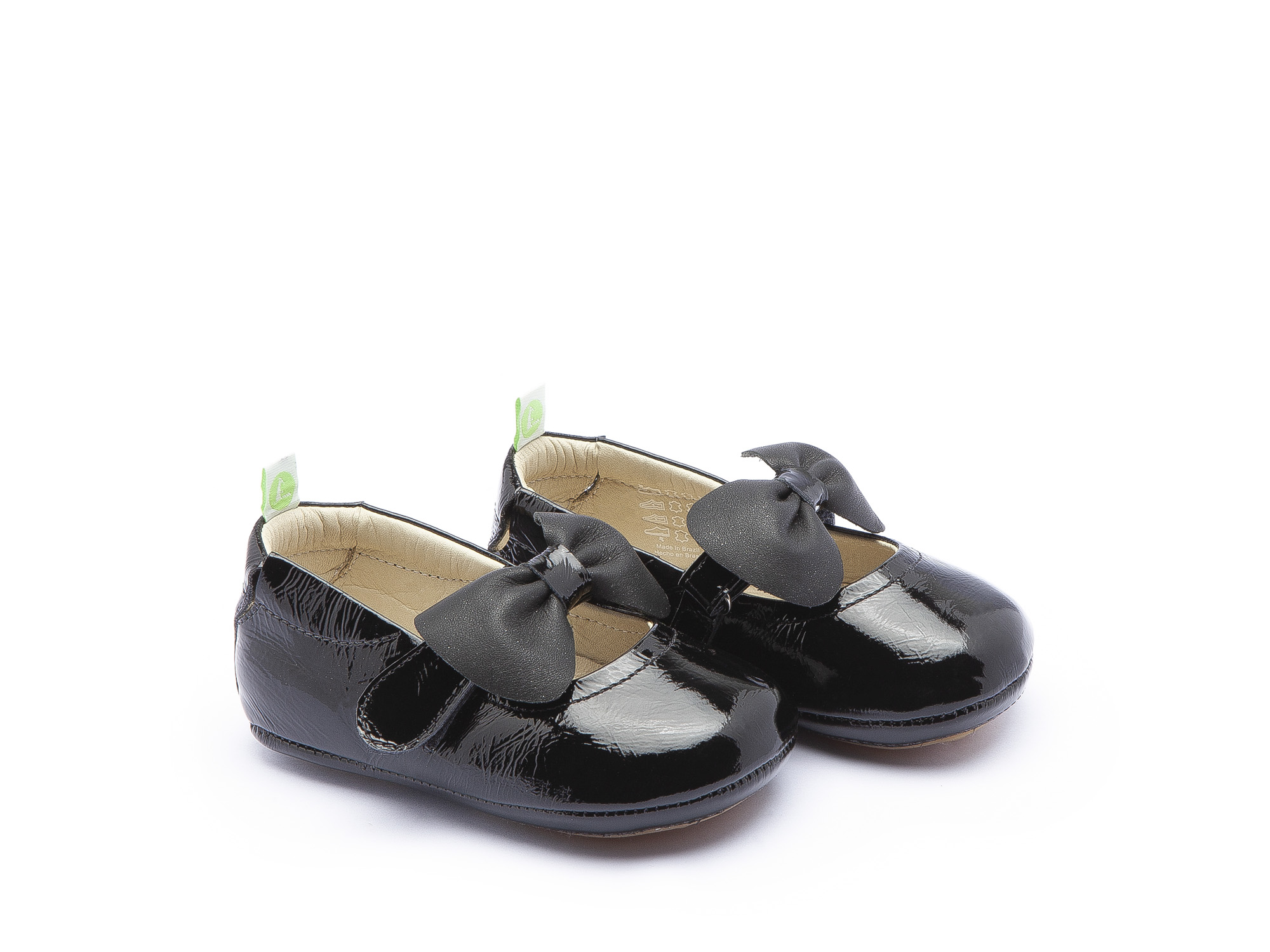 sapatilha preta para bebe